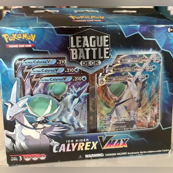 Pokemon League Battle Deck - Blue and Black Ice Rider Calyrex Vmax - Picture 3 of 3